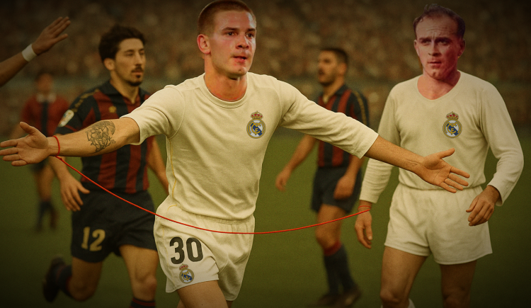 Imagen de El Hilo Rojo del Destino: Di Stéfano y Mastantuono, el mismo día, un mismo legado