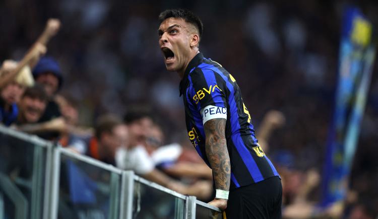 Imagen de Toro un héroe: Lautaro Martínez firmó su doblete y le dio el triunfo a Inter