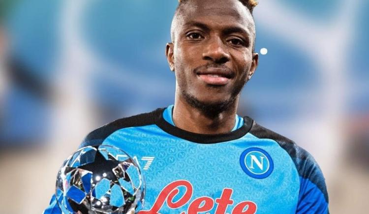 Imagen de Victor Osimhen, la figura de Napoli, el mejor jugador africano de 2023
