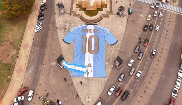 Imagen de Se acerca el adiós: imponente homenaje a Lionel Messi en Rosario
