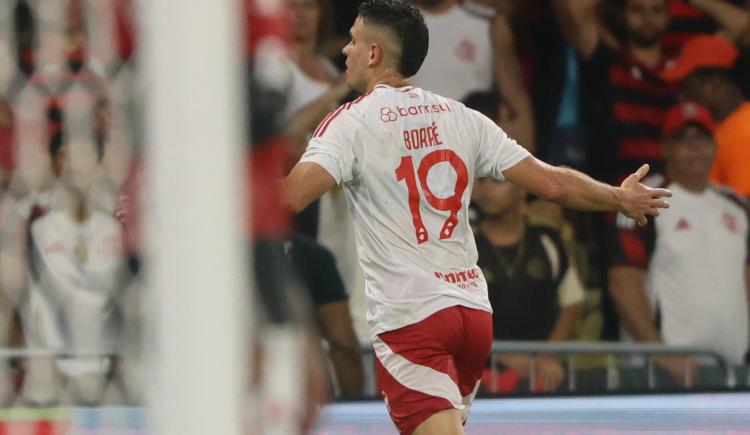 Imagen de Tras sonar en River, Borré le anotó un golazo a Flamengo en el Maracaná