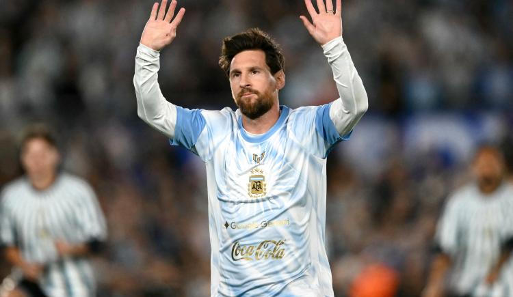 Imagen de En vivo: Messi se despide de la Selección Argentina