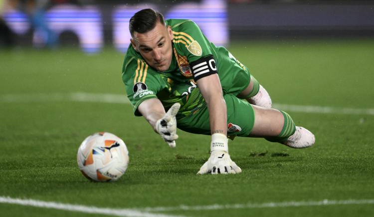 Imagen de Un nuevo récord de Franco Armani en el arco de River