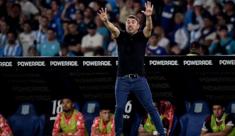 Imagen de Coudet no ocultó su satisfacción por el triunfo de River en el Cilindro y marcó: "El equipo puede dar más"