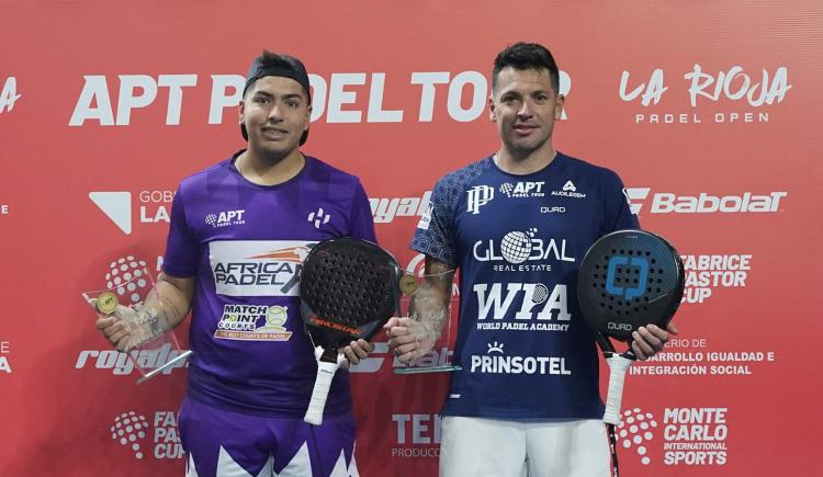 Imagen de La Rioja Padel Open: Aguirre y Allemandi se consagraron campeones