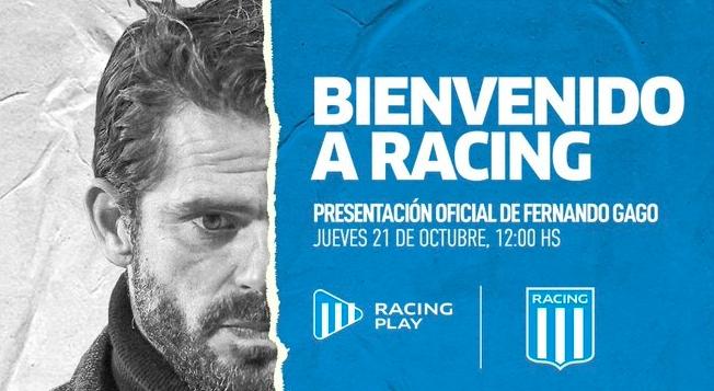 Imagen de COMENZÓ EL CICLO FERNANDO GAGO EN RACING CLUB