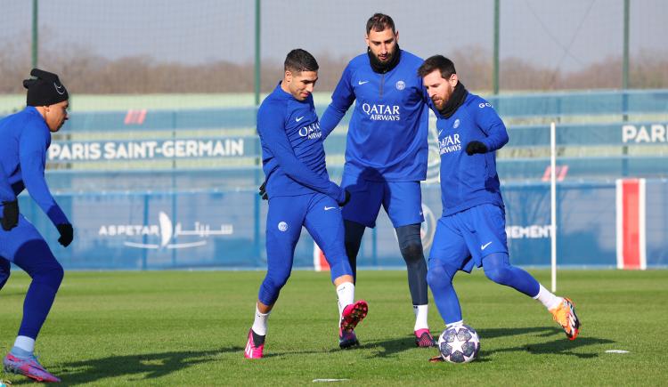 Imagen de Messi se entrenó con normalidad en PSG