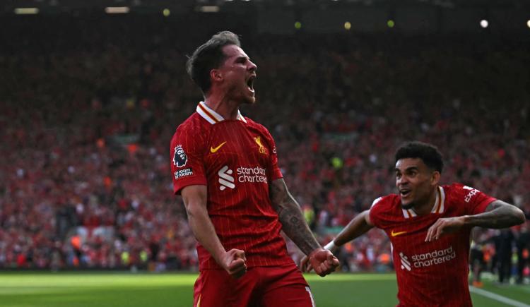 Imagen de Genio y figura: el golazo de Alexis Mac Allister para ser campeón con Liverpool de la Premier League