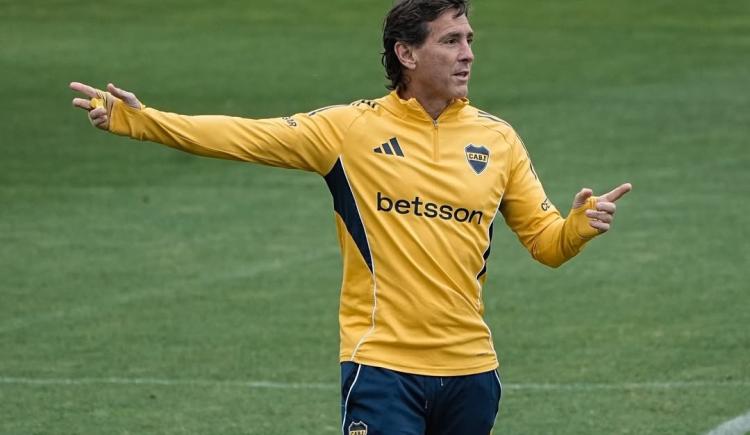 Imagen de Boca volvió al trabajo y Úbeda recibió dos buenas noticias de cara a la semifinal con Racing