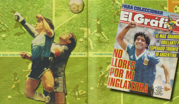Imagen de 1986. La revista de Argentina - Inglaterra