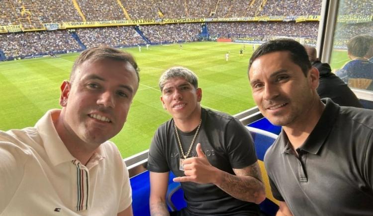 Imagen de Carlos Palacios y sus primeras sensaciones como jugador de Boca