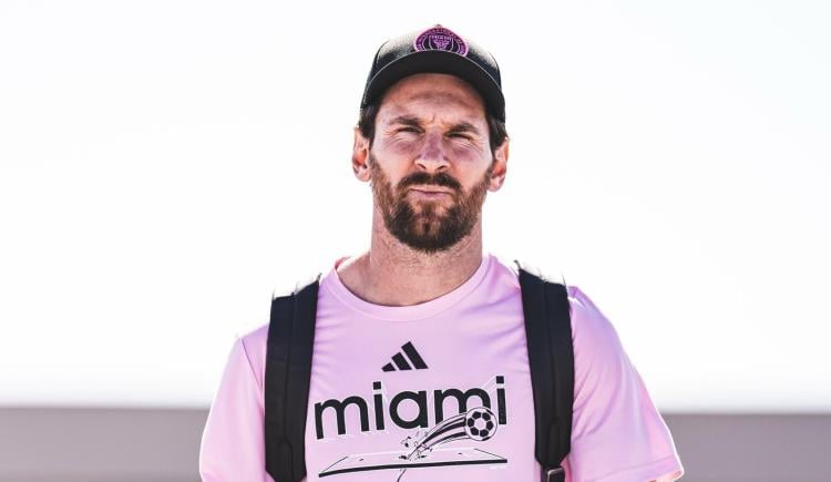 Imagen de Messi, el más toro de todos, en la tierra de los Bulls