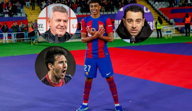 Imagen de El ida y vuelta entre Javier Aguirre y Xavi por la comparación de Lamine Yamal con Messi