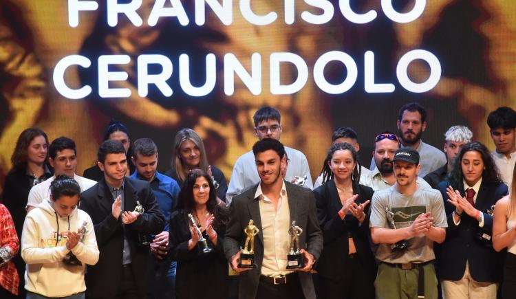 Imagen de Francisco Cerúndolo se llevó el oro en los Premios Jorge Newbery