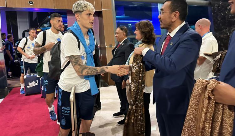 Imagen de La Selección Argentina ya está en Yakarta