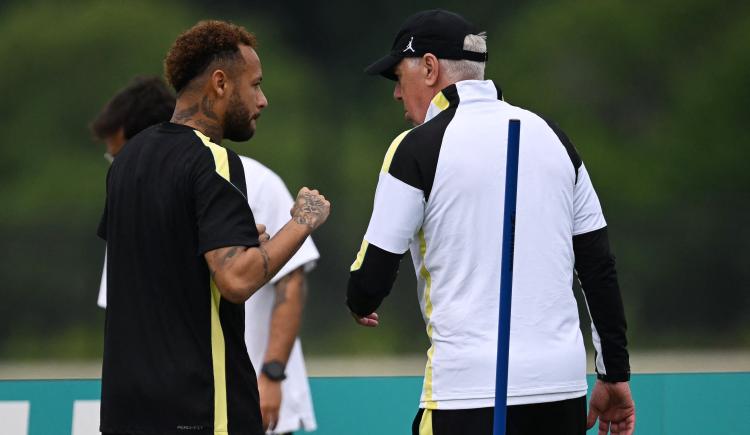 Imagen de La decisión de Ancelotti con Neymar antes del segundo partido de Brasil en el Mundial