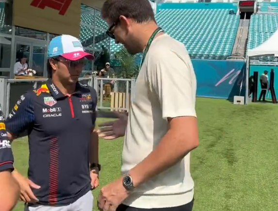 Imagen de Del Potro y Checo Pérez se fotografiaron en Miami