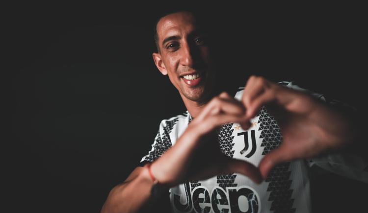 Imagen de Di María fue presentado en Juventus
