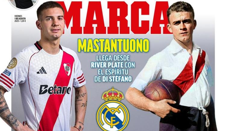 Imagen de Demasiada presión: en España comparan a Franco Mastantuono con Alfredo Di Stéfano