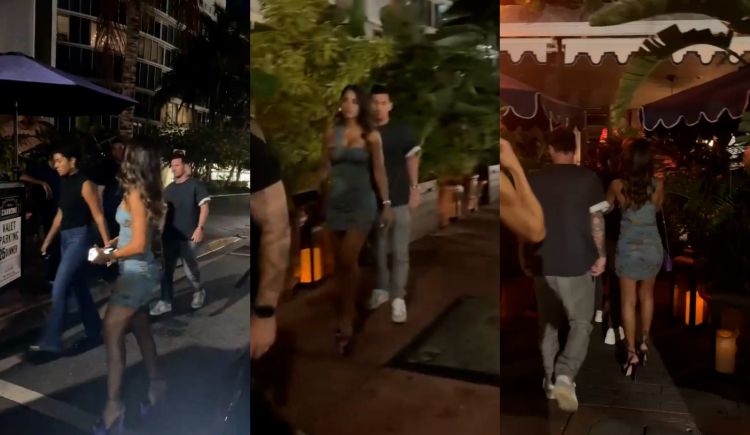 Imagen de Messi, la primera dama y una cena romántica en Miami