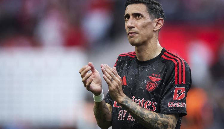 Imagen de Ángel Di María se despidió de la Liga Portuguesa sin la consagración en Benfica
