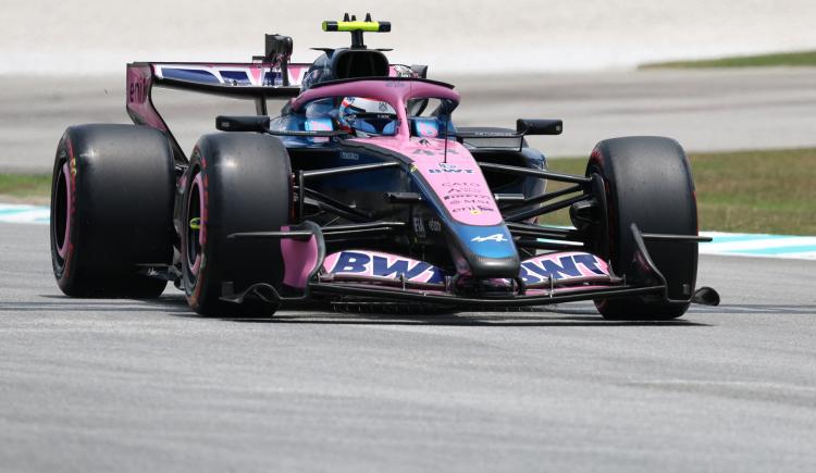 Imagen de Colapinto, con la carrera como objetivo tras la nueva penalización en el GP de Baréin