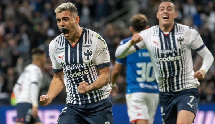 Imagen de Hattrick argentino en la Leagues Cup para el triunfo de Monterrey