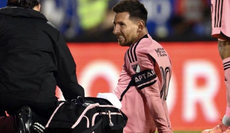 Imagen de Alerta en la Selección: Messi afuera por una molestia en la rodilla