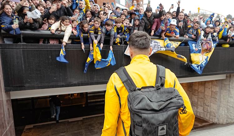 Imagen de Multitudinario recibimiento para Boca en Mar del Plata