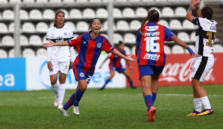 Imagen de San Lorenzo logró un triunfo agónico en la Copa Libertadores femenina