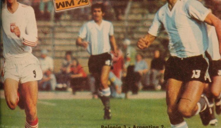 Imagen de 18 de junio de 1974, Kempes en el Mundial de Alemania