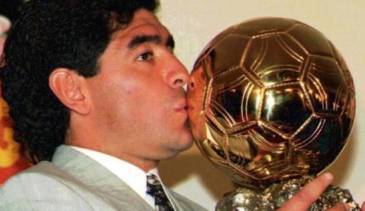 Imagen de EL DESENCUENTRO ENTRE MARADONA Y EL BALÓN DE ORO