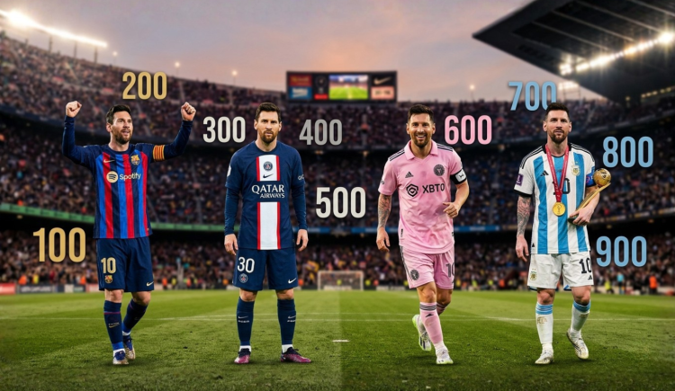 Imagen de El camino a la leyenda: Los goles redondos de Lionel Messi hasta el 900