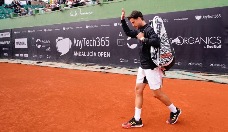 Imagen de Dominic Thiem reapareció en el circuito con una derrota