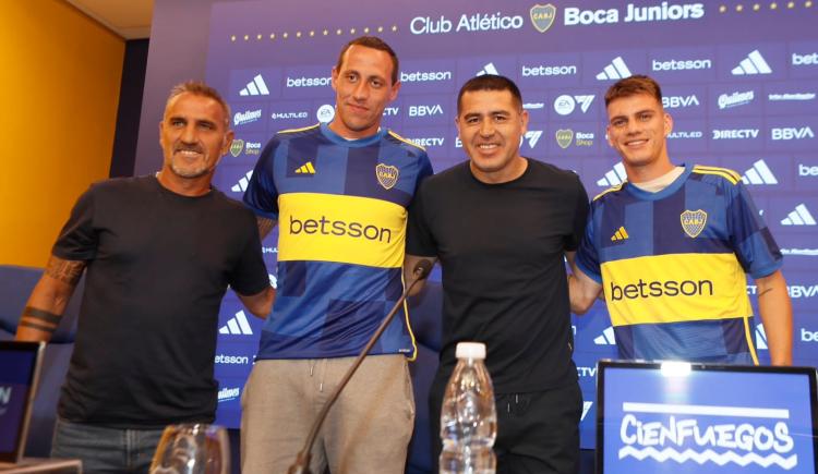 Imagen de La presentación oficial de Cristian Lema y Kevin Zenón como refuerzos de Boca