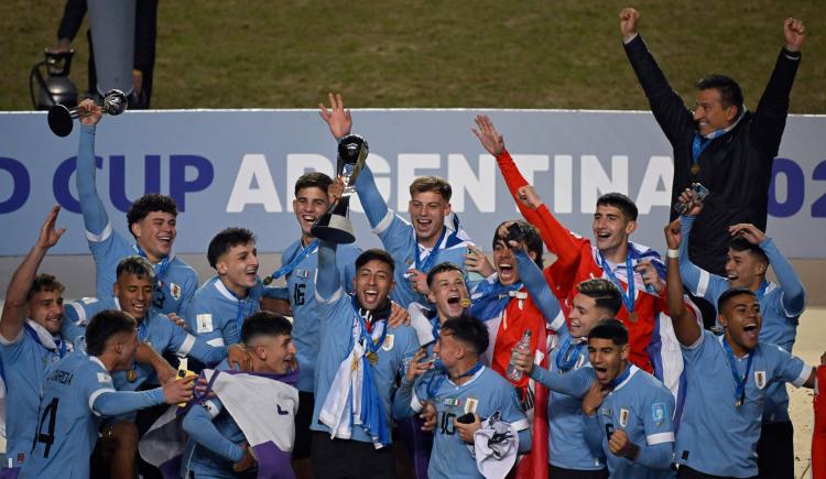 Imagen de Uruguay, campeón del Mundial Sub 20