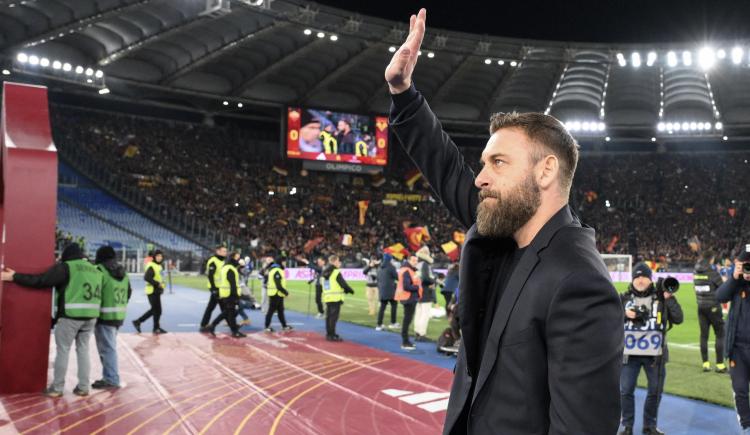 Imagen de Daniele De Rossi debutó con el pie derecho como técnico de Roma