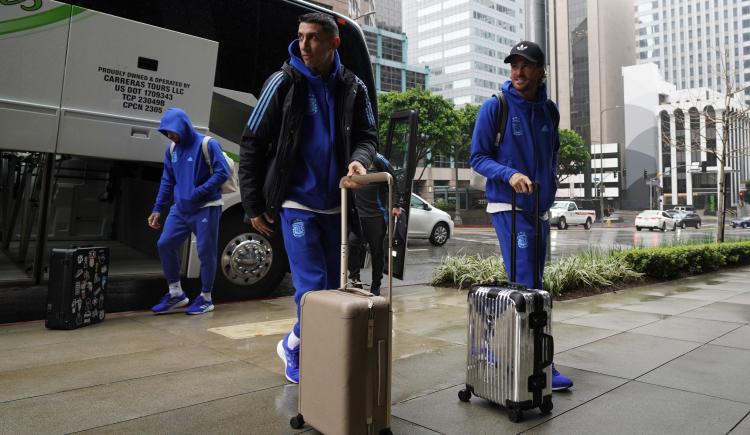 Imagen de La Selección ya está en Los Angeles para jugar el amistoso con Costa Rica