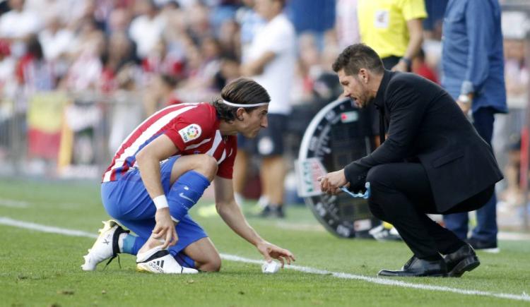 Imagen de La influencia de Simeone en el futuro de Filipe Luis