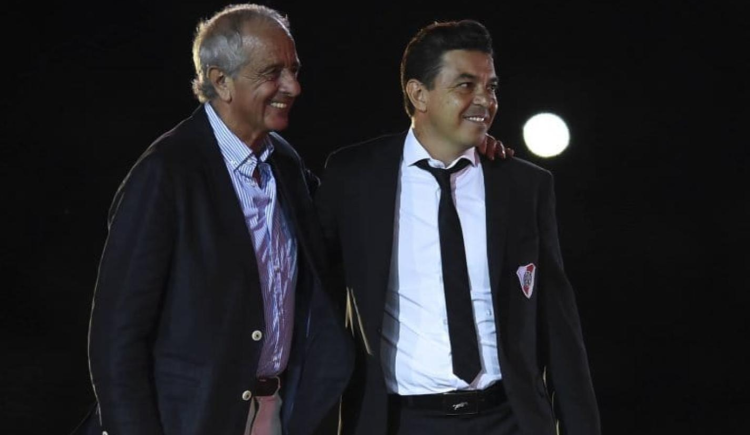 Imagen de Rodolfo D'Onofrio contó por qué le dio las llaves de River a Gallardo