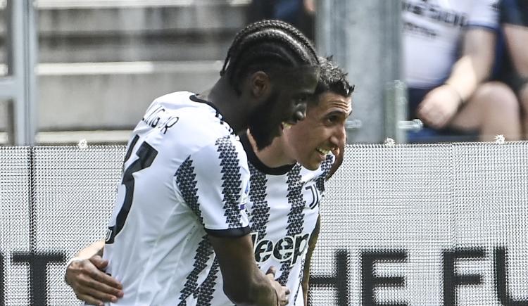 Imagen de Ángel Di Maria, titular en el triunfo de Juventus