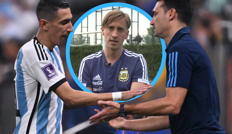 Imagen de Di María por izquierda contra Francia: "La decisión más importante de la historia del fútbol argentino”