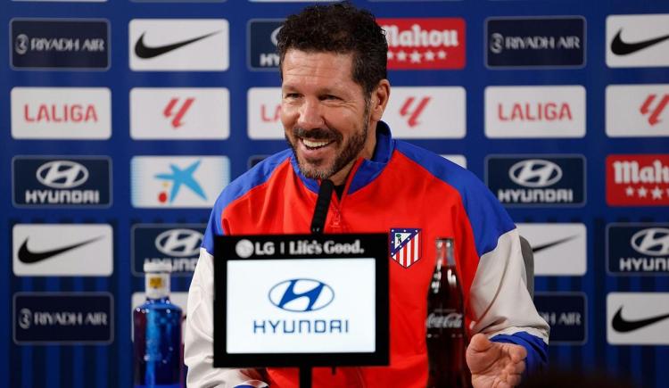 Imagen de La simpática respuesta de Diego Simeone en la previa del derbi ante Real Madrid