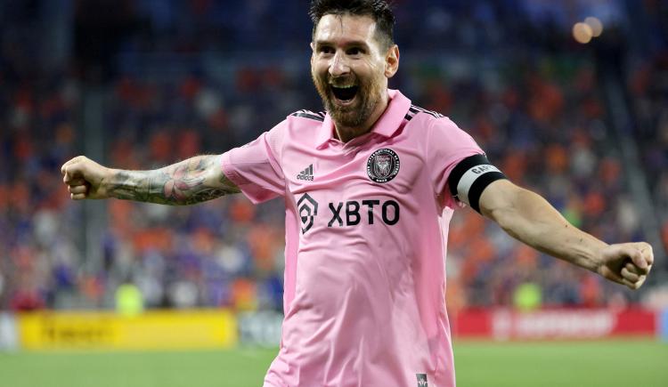 Imagen de Messi como bandera y partido de película: Inter Miami está en una nueva final