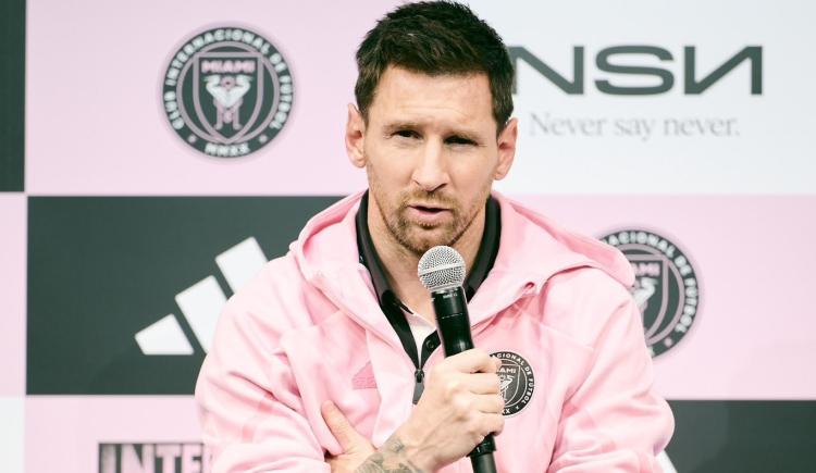 Imagen de Messi rompió el silencio tras su ausencia en Hong Kong