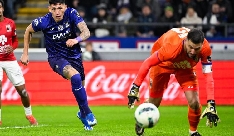 Imagen de Luis Vázquez marcó un gol agónico y le dio la victoria a Anderlecht