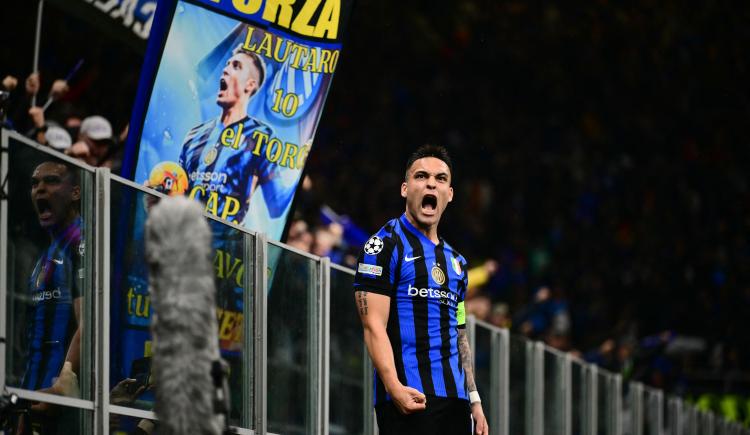 Imagen de El gol de Lautaro Martínez que clasificó a Inter a las semifinales de la Champions League