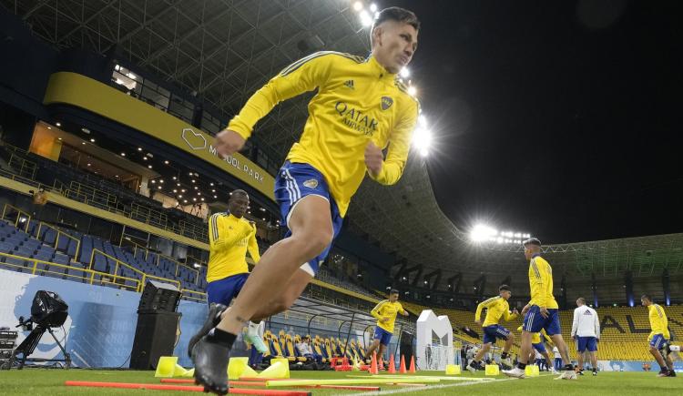 Imagen de PRIMER ENTRENAMIENTO DE BOCA EN RIAD