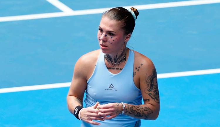 Imagen de La tenista ucraniana que usa ropa argentina y le pegó durísimo a Sabalenka