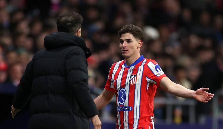 Imagen de La revelación del Cholo Simeone sobre Julián Álvarez